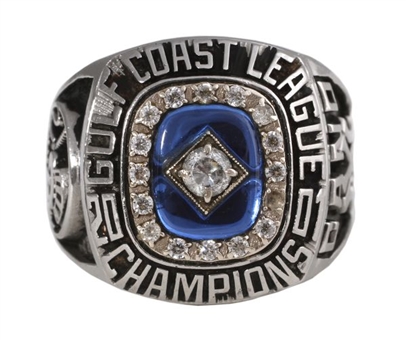 Robinson Canos 2001 Gulf Coast League Champions Minor League Ring